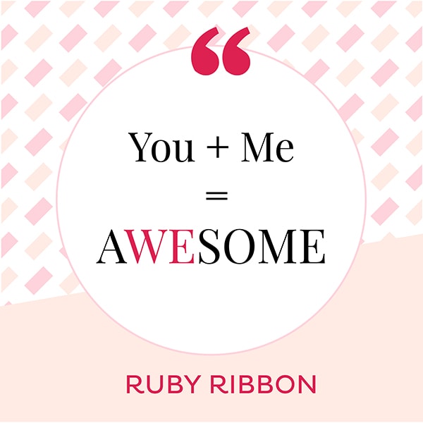 You + me = awesome